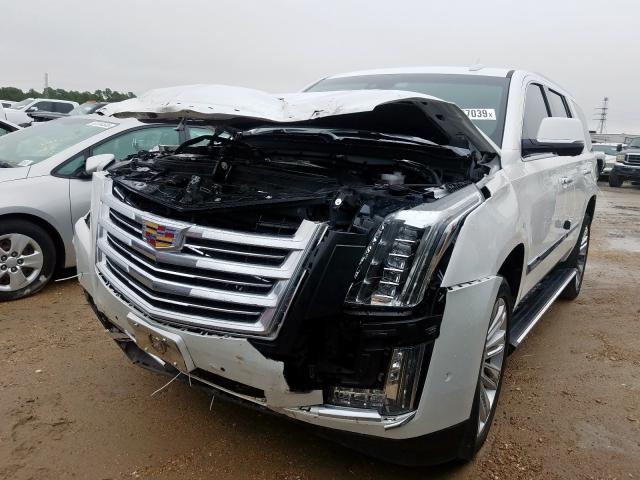 1GYS3DKJ2JR278418 - 2018 CADILLAC ESCALADE P WHITE photo 2