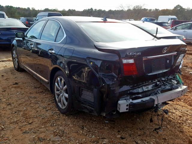 JTHBL46F885059765 - 2008 LEXUS LS 460 BLACK photo 3