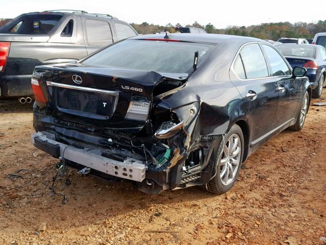 JTHBL46F885059765 - 2008 LEXUS LS 460 BLACK photo 4