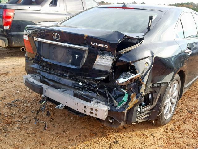 JTHBL46F885059765 - 2008 LEXUS LS 460 BLACK photo 9