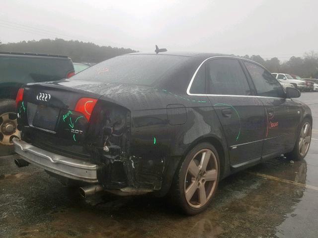 WAUBF78E46A108217 - 2006 AUDI A4 S-LINE BLACK photo 4