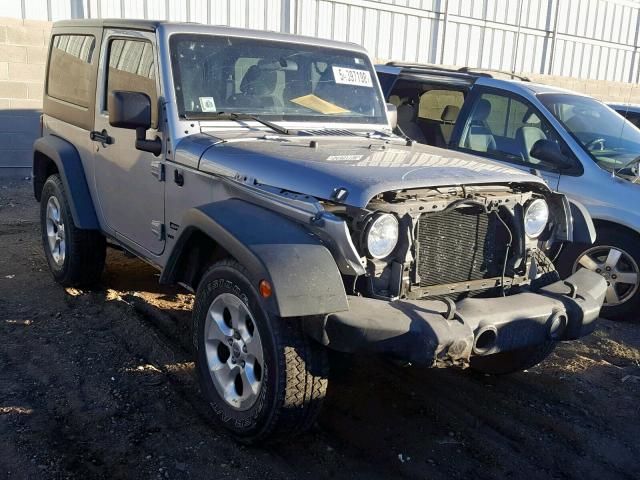 1C4AJWAG1DL689969 - 2013 JEEP WRANGLER S GRAY photo 1