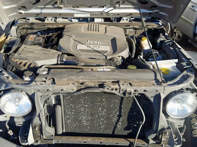 1C4AJWAG1DL689969 - 2013 JEEP WRANGLER S GRAY photo 7