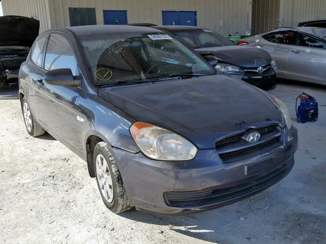 KMHCM36C68U058845 - 2008 HYUNDAI ACCENT GS CHARCOAL photo 1