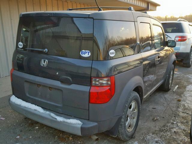 5J6YH28563L002694 - 2003 HONDA ELEMENT EX GRAY photo 4