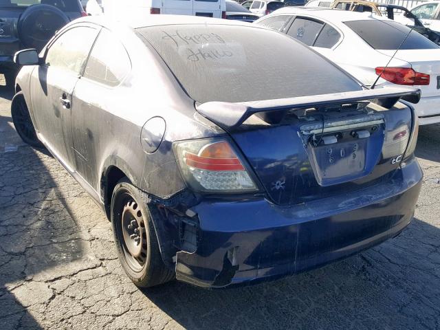 JTKDE167X60101111 - 2006 TOYOTA SCION TC ლურჯი ფოტო 3