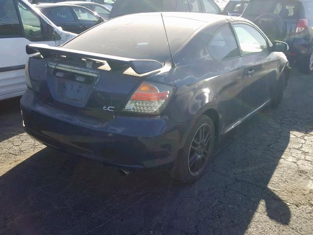 JTKDE167X60101111 - 2006 TOYOTA SCION TC ლურჯი ფოტო 4