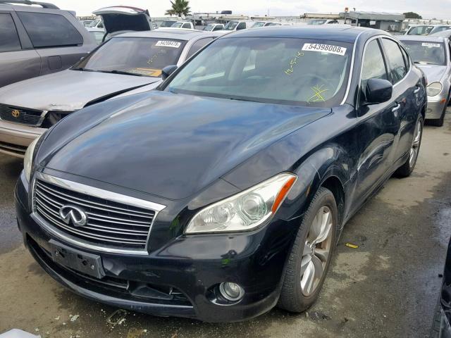 JN1BY1AP6BM320666 - 2011 INFINITI M37 BLACK photo 2