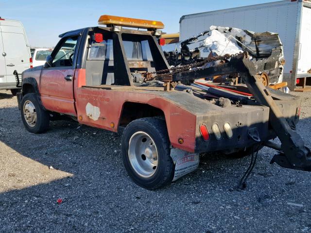 1GDKC34F8YF500220 - 2000 GMC SIERRA C35 RED photo 3