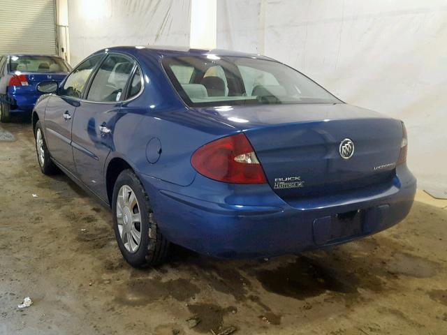 2G4WC532351316043 - 2005 BUICK LACROSSE C BLUE photo 3