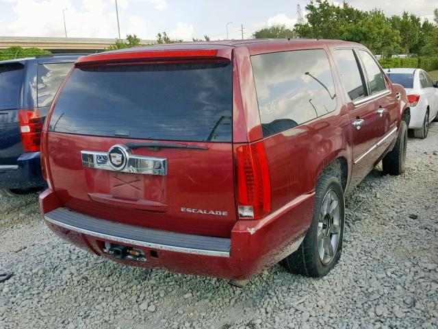 1GYFK66888R173870 - 2008 CADILLAC ESCALADE E MAROON photo 4