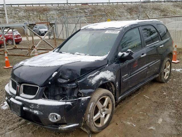 2CKDL537286347114 - 2008 PONTIAC TORRENT GX BLACK photo 2