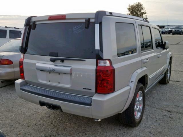 1J8HG68207C672326 - 2007 JEEP COMMANDER BEIGE photo 4