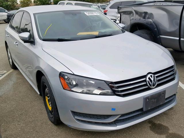 1VWAP7A31CC028763 - 2012 VOLKSWAGEN PASSAT S SILVER photo 1