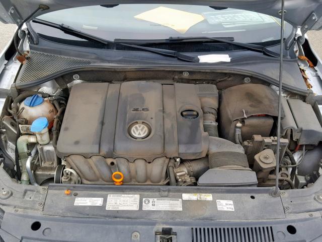 1VWAP7A31CC028763 - 2012 VOLKSWAGEN PASSAT S SILVER photo 7