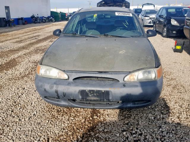 3FAFP13P41R104051 - 2001 FORD ESCORT GRAY photo 9