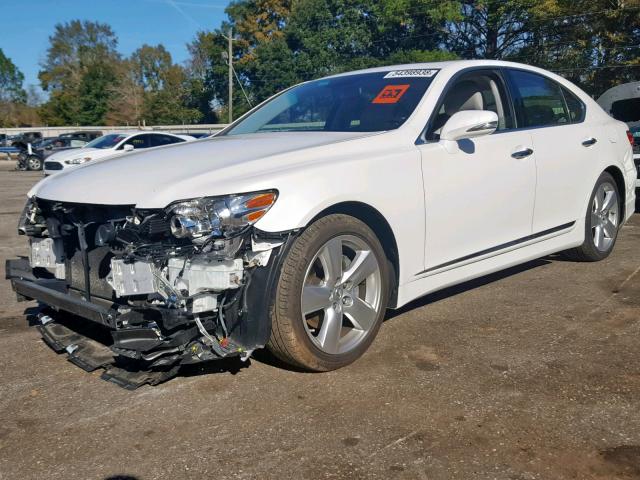 JTHBL5EF8A5094738 - 2010 LEXUS LS 460 WHITE photo 2