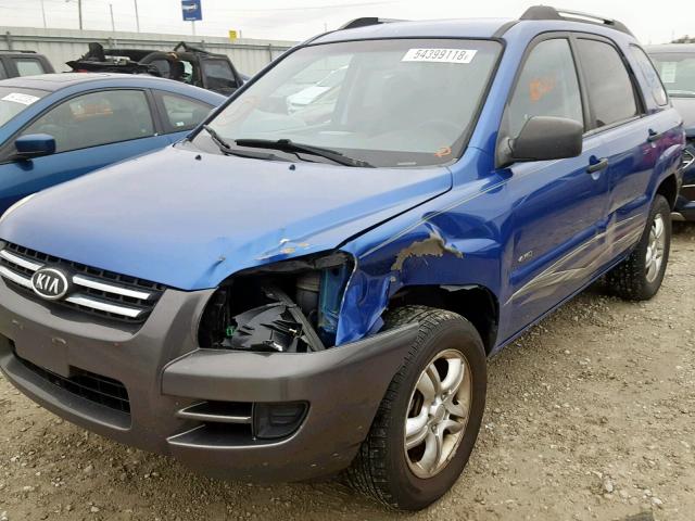 KNDJE723567219946 - 2006 KIA NEW SPORTA BLUE photo 2