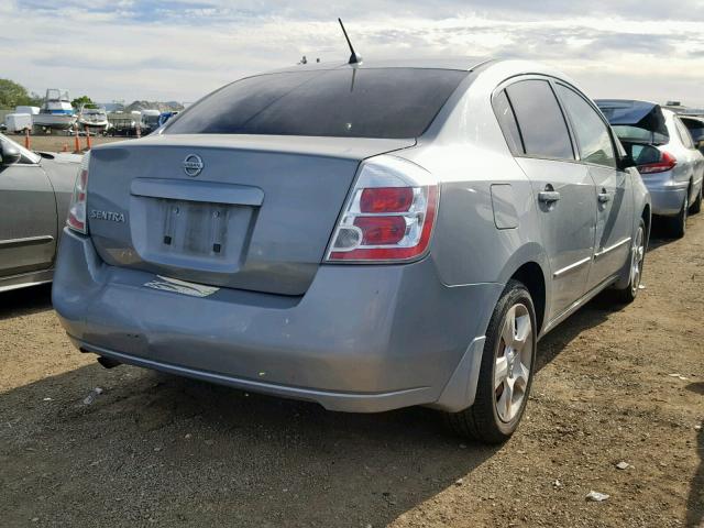 3N1AB61E38L670221 - 2008 NISSAN SENTRA 2.0 SILVER photo 4