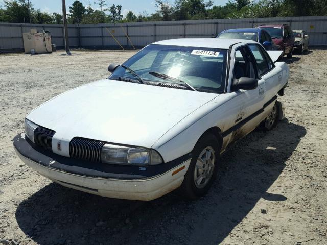 1G3NL54N1PM016825 - 1993 OLDSMOBILE ACHIEVA S WHITE photo 2