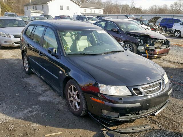 YS3FD59Y071114856 - 2007 SAAB 9-3 2.0T BLACK photo 1