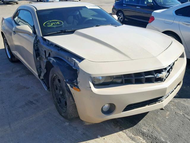 2G1FA1ED1B9173990 - 2011 CHEVROLET CAMARO LS TAN photo 1