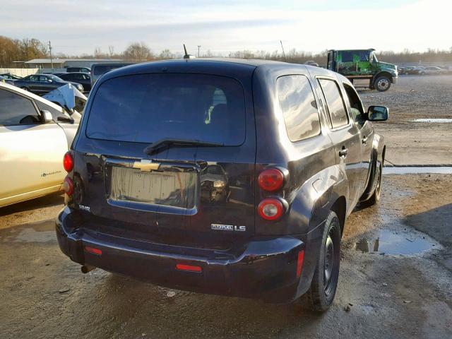 3GNCA13B79S507195 - 2009 CHEVROLET HHR LS Negro foto 4