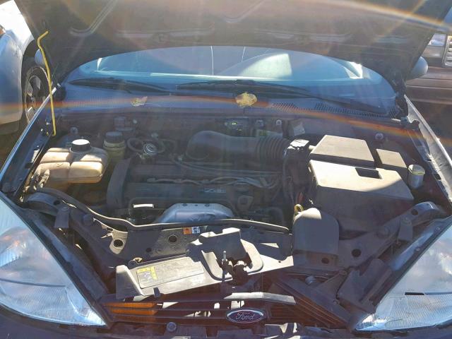 1FAFP38362W273214 - 2002 FORD FOCUS ZTS BLUE photo 7