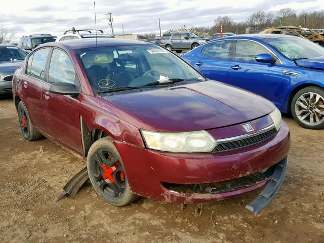 1G8AK52F43Z179733 - 2003 SATURN ION LEVEL RED photo 1