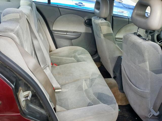 1G8AK52F43Z179733 - 2003 SATURN ION LEVEL RED photo 6
