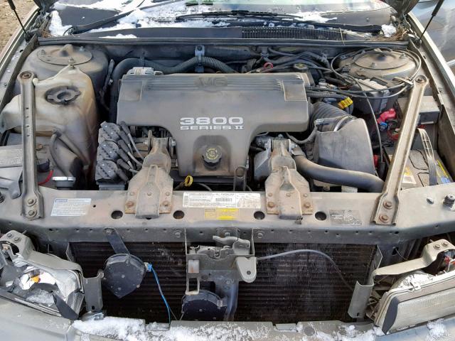 2G4WB52K9T1514594 - 1996 BUICK REGAL CUST GRAY photo 7