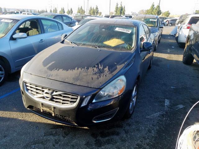 YV1622FS2C2110947 - 2012 VOLVO S60 T5 CHARCOAL photo 2