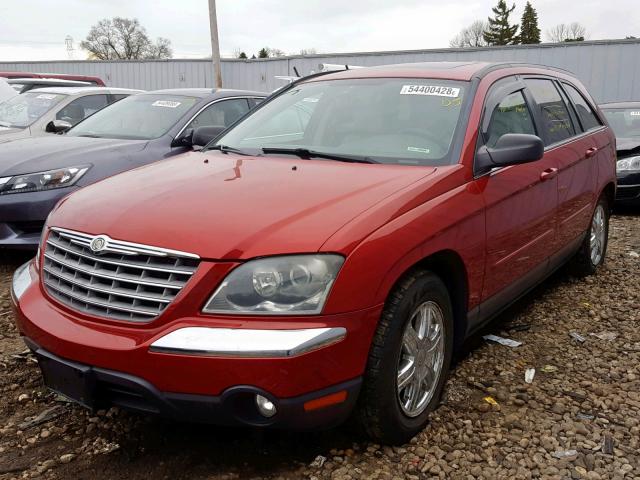 2C8GF68424R637280 - 2004 CHRYSLER PACIFICA RED photo 2