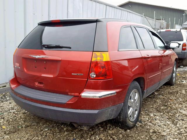 2C8GF68424R637280 - 2004 CHRYSLER PACIFICA RED photo 4