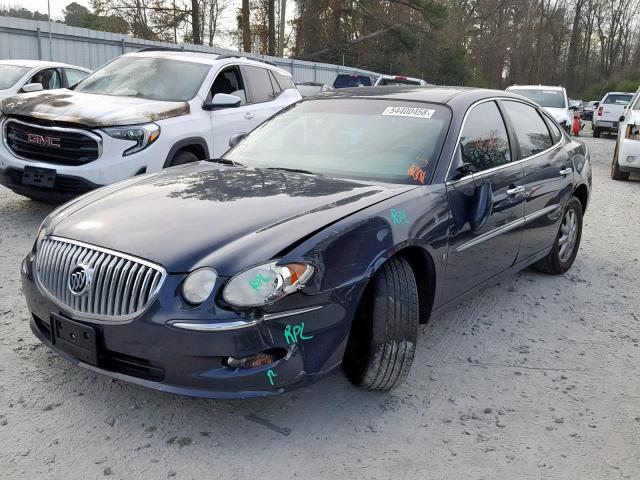 2G4WD582881200735 - 2008 BUICK LACROSSE C BLUE photo 2