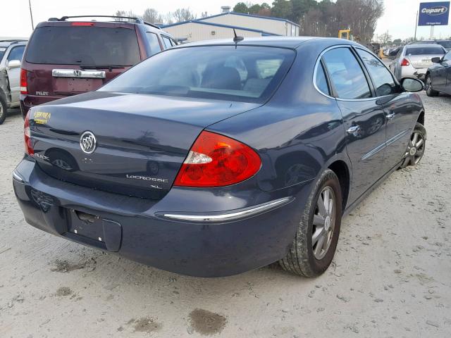 2G4WD582881200735 - 2008 BUICK LACROSSE C BLUE photo 4