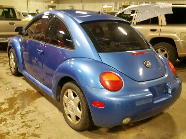 3VWCA21C8YM450872 - 2000 VOLKSWAGEN NEW BEETLE Mavi foto 3
