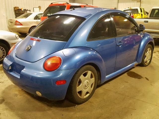 3VWCA21C8YM450872 - 2000 VOLKSWAGEN NEW BEETLE Mavi foto 4