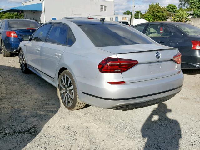 1VWJM7A31JC032561 - 2018 VOLKSWAGEN PASSAT GT SILVER photo 3