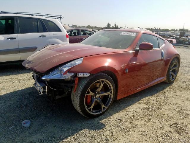 JN1AZ4EH6DM380057 - 2013 NISSAN 370Z BASE RED photo 2