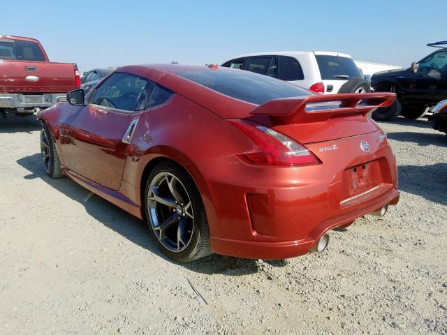 JN1AZ4EH6DM380057 - 2013 NISSAN 370Z BASE RED photo 3