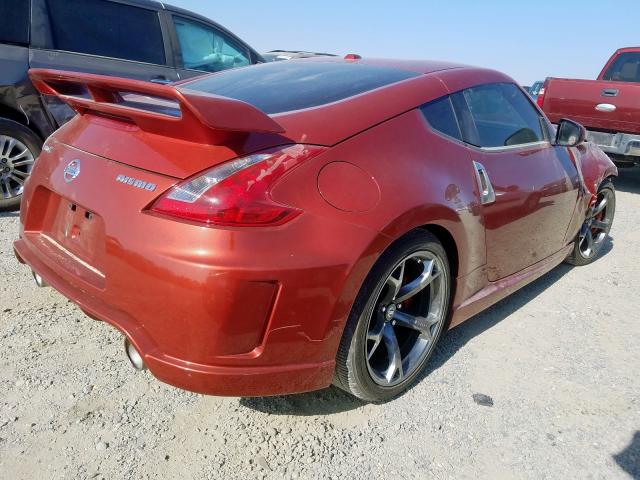 JN1AZ4EH6DM380057 - 2013 NISSAN 370Z BASE RED photo 4