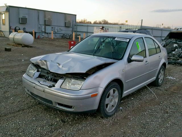 3VWSF29M6YM101252 - 2000 VOLKSWAGEN JETTA GLS GRAY photo 2