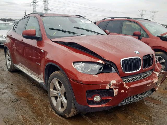 5UXFG8C50BLZ96282 - 2011 BMW X6 XDRIVE5 RED photo 1