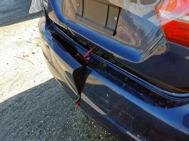 3VW2K7AJ6EM255286 - 2014 VOLKSWAGEN JETTA BASE Կապույտ լուսանկար 9