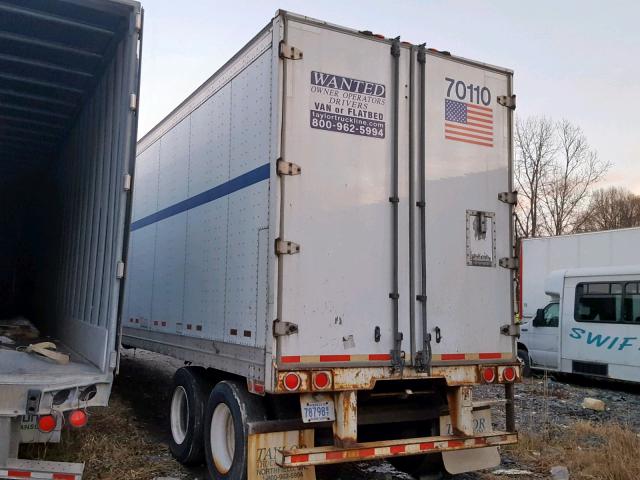 1GRAA06264K257240 - 2004 GREAT DANE TRAILER SEMI TRAIL WHITE photo 3