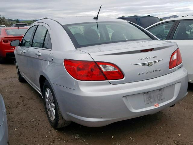 1C3LC46B59N558306 - 2009 CHRYSLER SEBRING LX SILVER photo 3