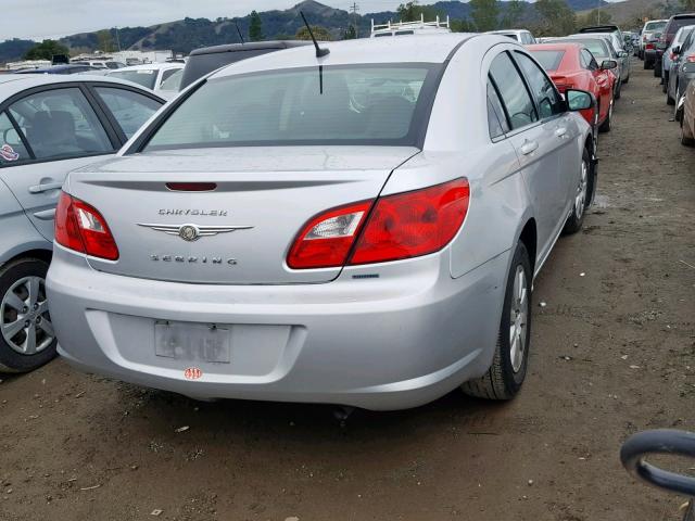 1C3LC46B59N558306 - 2009 CHRYSLER SEBRING LX SILVER photo 4