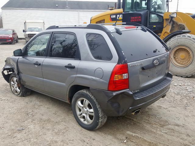 KNDJF723767287405 - 2006 KIA NEW SPORTA GRAY photo 3