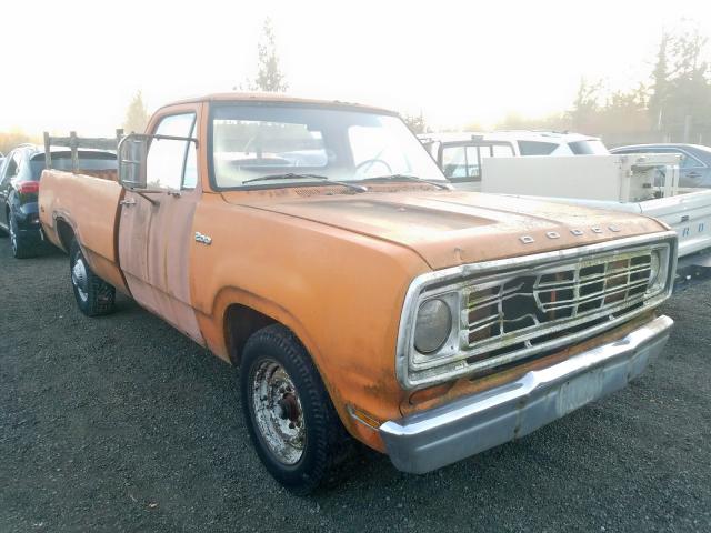 D24BE4S135769 - 1974 DODGE PICKUP ORANGE photo 1